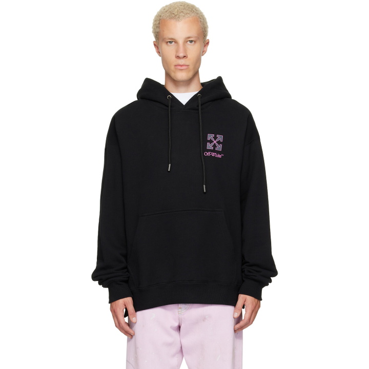 Photo: Off-White Black Small Arrow Regular Hoodie