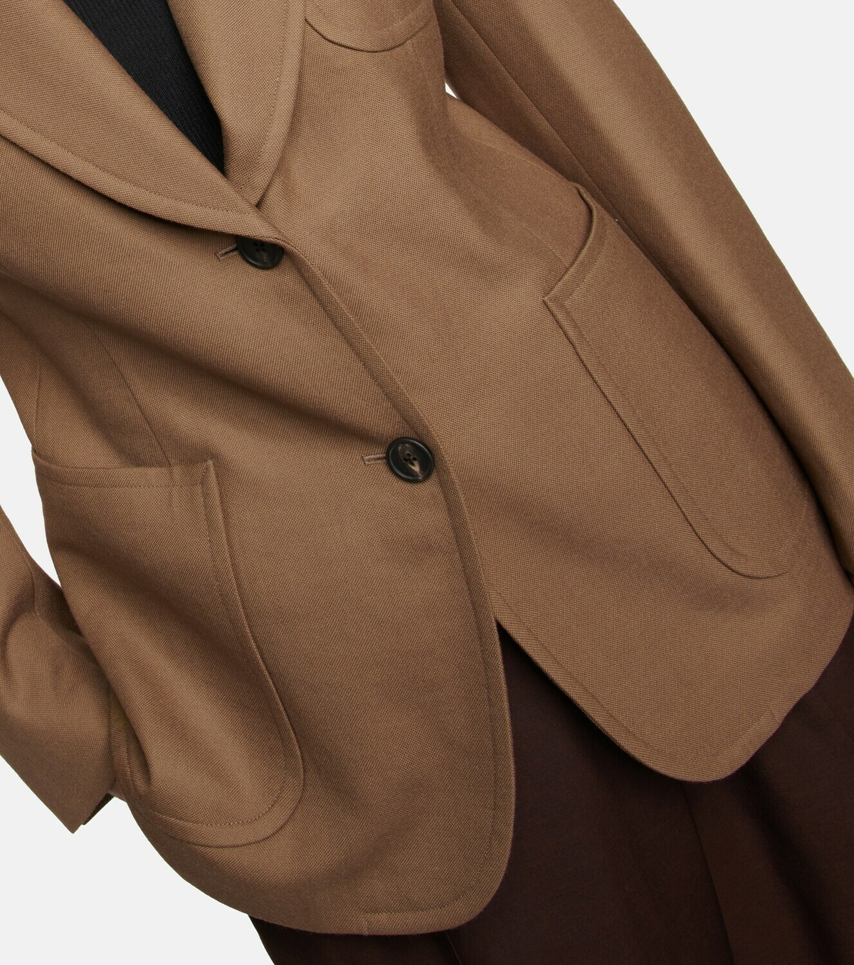 The Row Milto wool and silk blazer