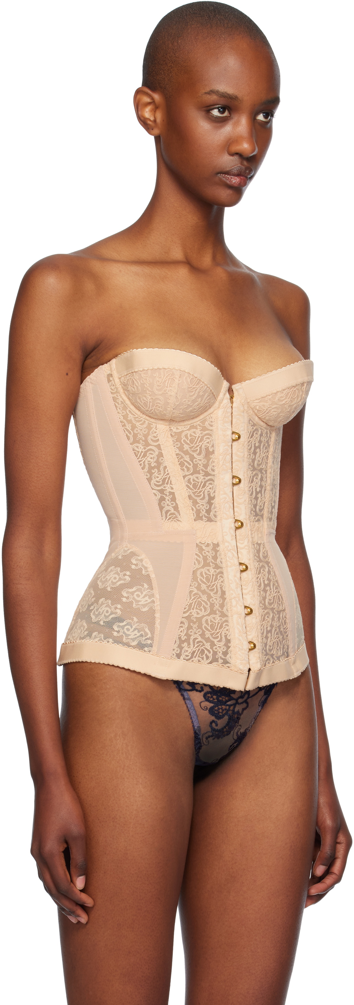 Agent Provocateur Beige Mercy Corset
