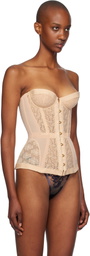 Agent Provocateur Beige Mercy Corset