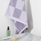 HAY Check Bath Towel in Lavender 
