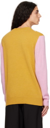 Marni Yellow & Pink Argyle Sweater