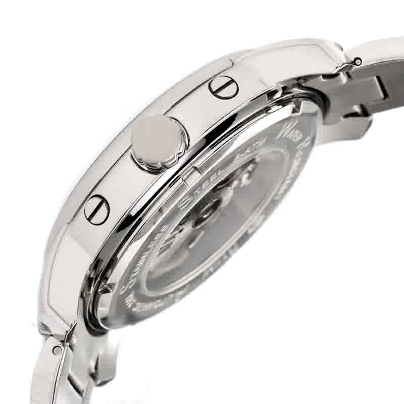 Reign Kahn Silver Skeleton Roman Numeral Silver-tone Bracelet Mens Watch RN4301