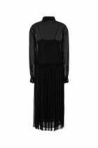 Ami Alexandre Mattiussi Black Polyester Shirt Dress