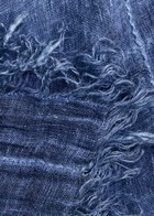 Eileen Fisher Maltino Linen-blend Scarf - Blue - One Size