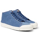 Officine Generale - Spring Court Twill High-Top Sneakers - Blue