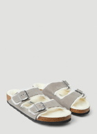 Birkenstock Arizona Shearling Two Strap Sandals