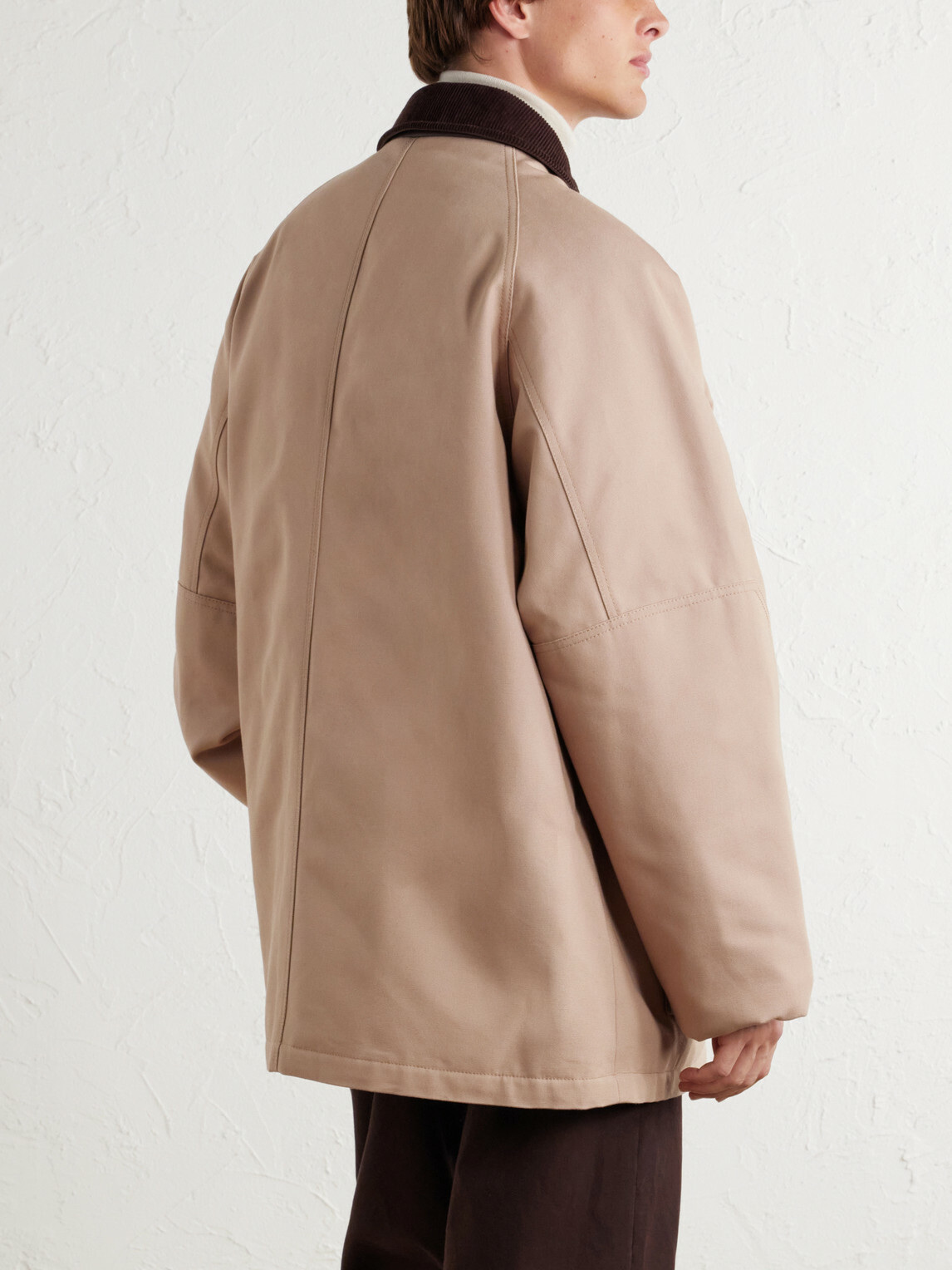 Canada Goose - Garrison Corduroy-Trimmed Cotton-Canvas Coat - Neutrals
