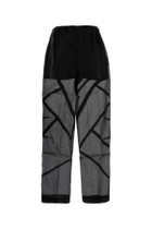 Black Cotton Blend Pant