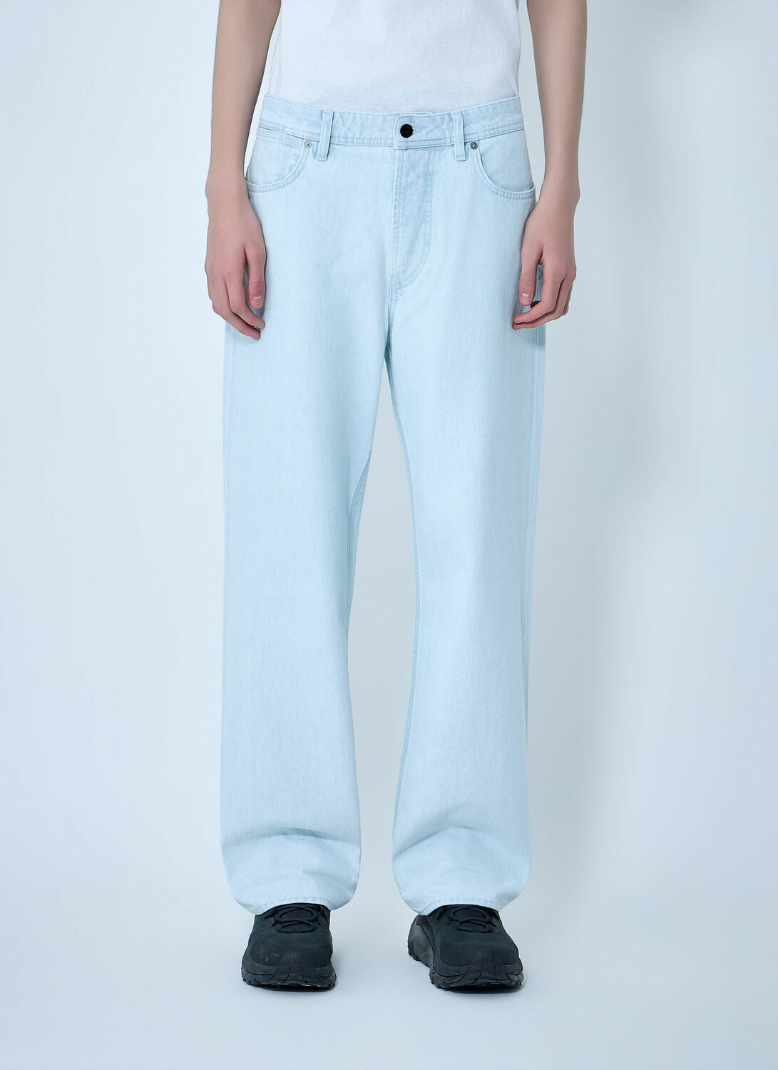 Stone Island Wide-Leg Denim Jeans