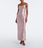 Versace Duchess satin gown