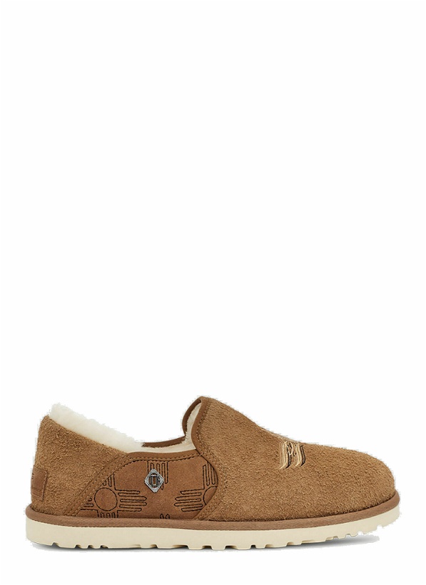 Photo: Kenton Embroidered Shoes in Brown