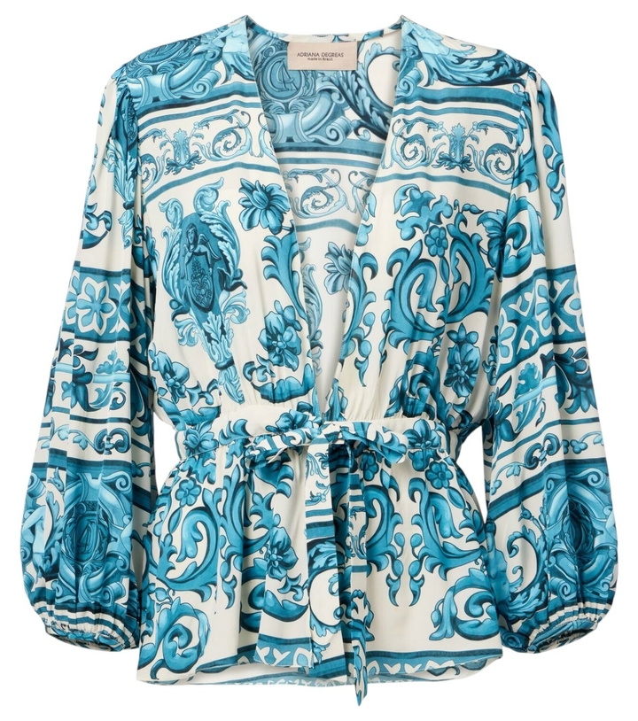 Photo: Adriana Degreas Printed blouse
