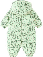 TINYCOTTONS Baby Off-White Flowers Snowsuit