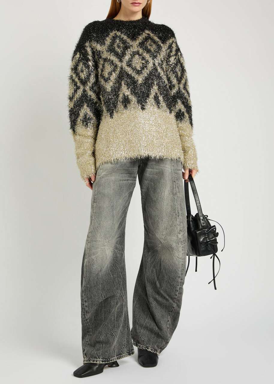 Acne Studios 2006F Barrel-leg Jeans Grey