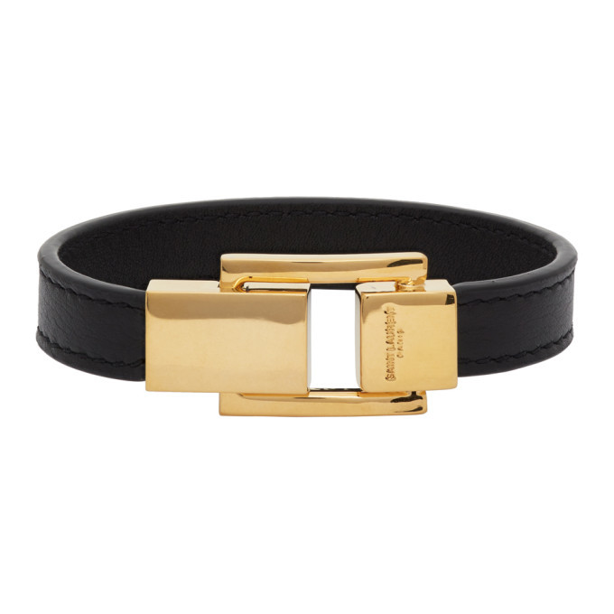 Photo: Saint Laurent Black Carre Bracelet