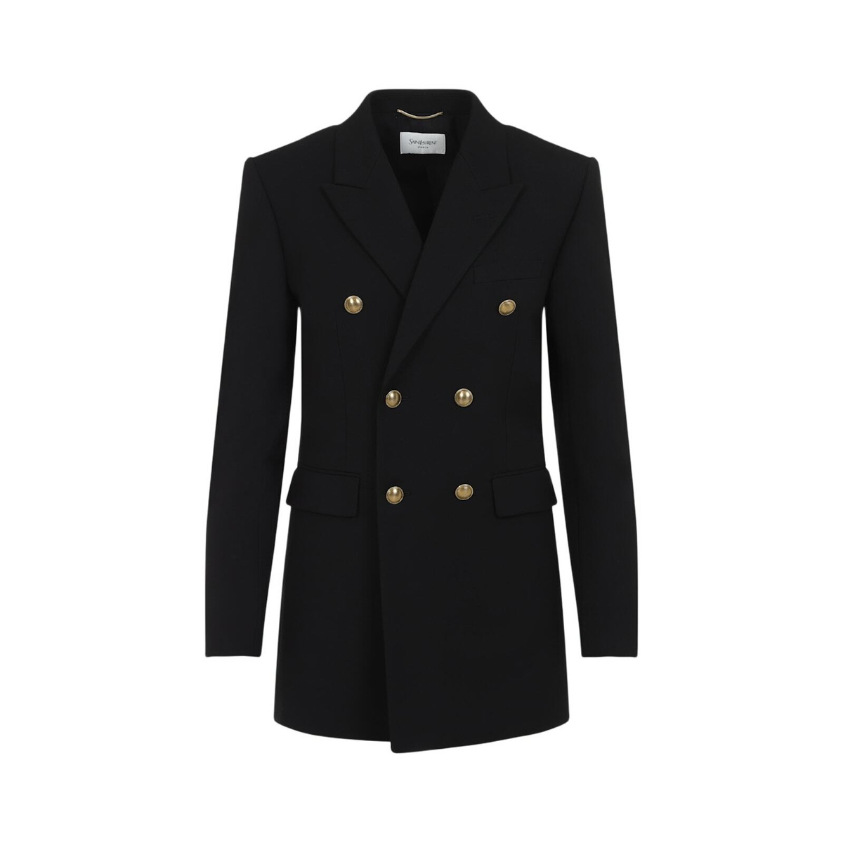 【送料&関税込】Saint Laurent Slate Wool And Cashmere Coat Saint Laurent Slate Wool And Cashmere Coat Saint Laurent