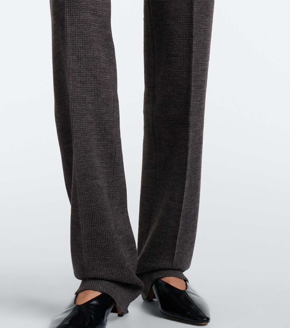 Ralph Lauren Collection Macy wool jersey straight pants