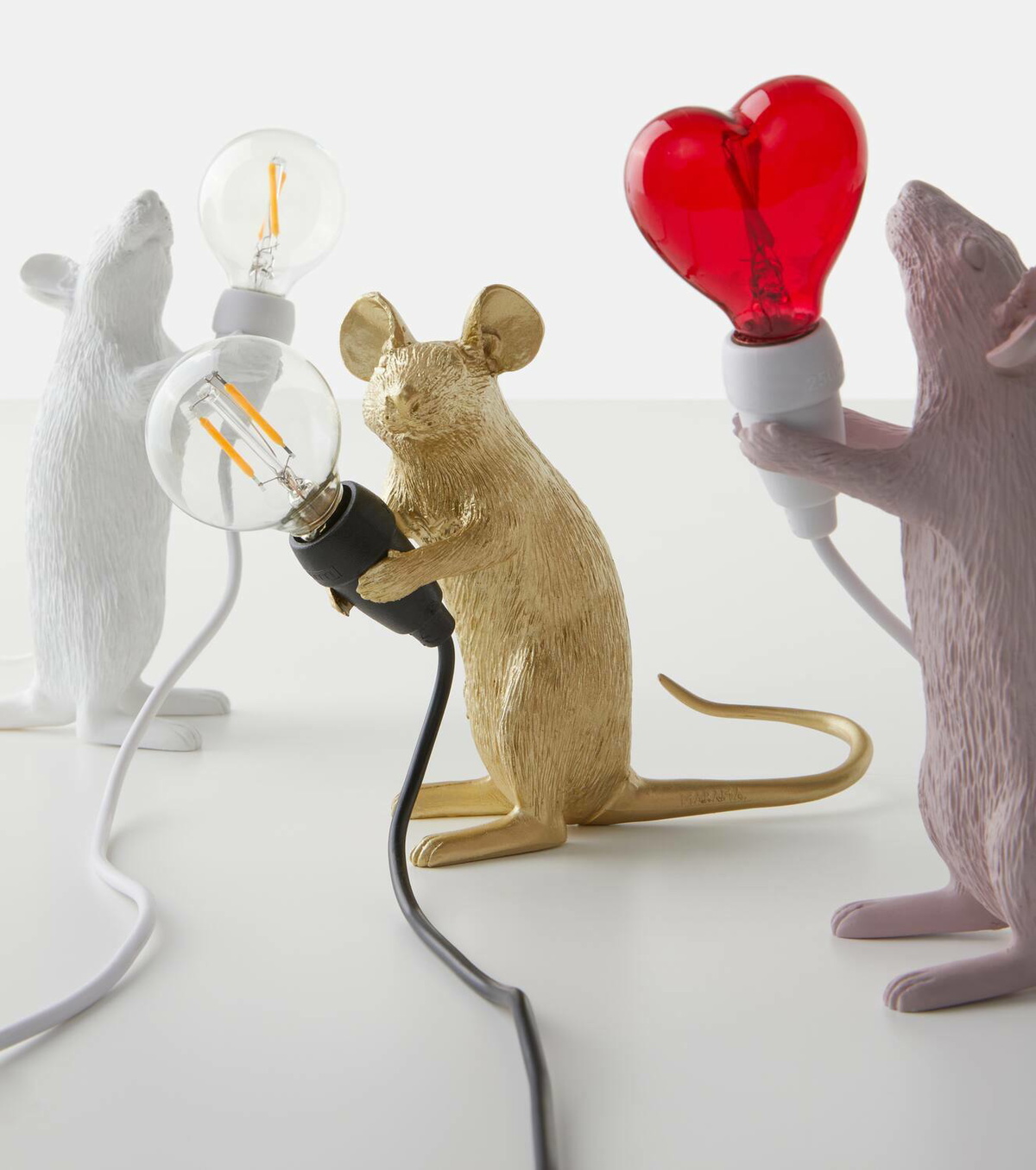 Seletti Mouse table lamp by Marcantonio Raimondi Malerba, EU and USB plug