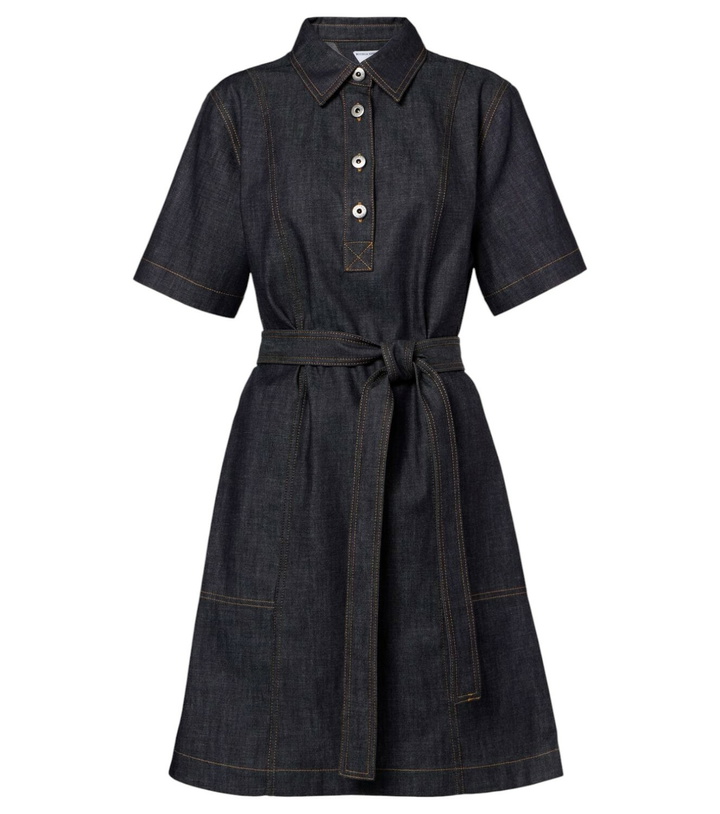 Photo: Bottega Veneta Denim midi dress