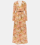 Zimmermann Floral linen maxi dress