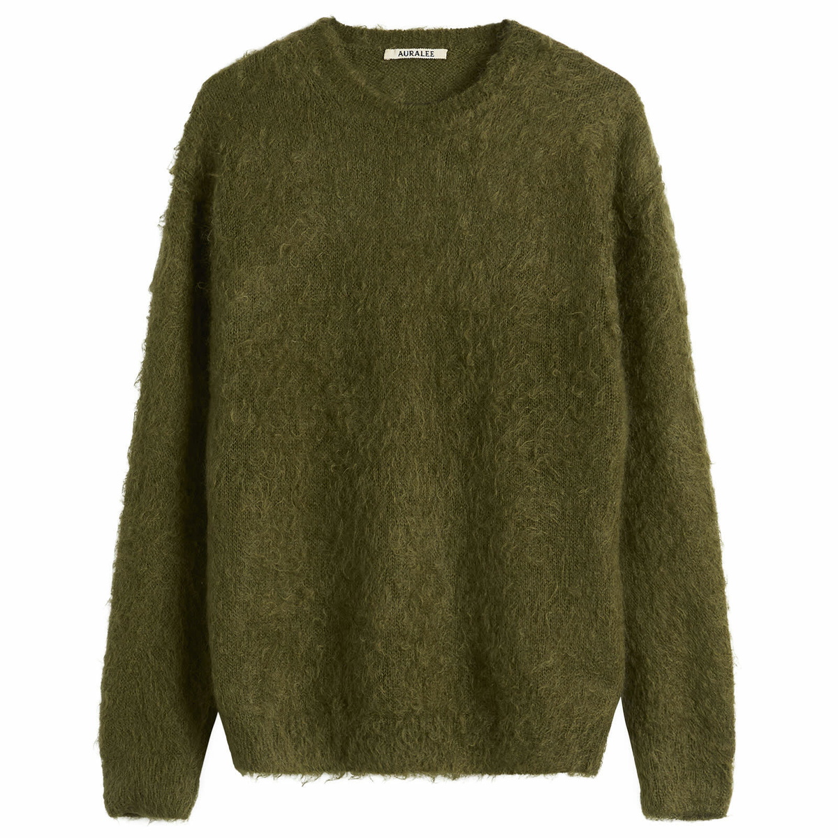 トップス AURALEE 24AW SUPER HIGH GAUGE WOOL KNIT Auralee Women's Super High Gauge Sweat Half Zip Jumper in Dark