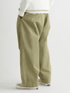 Applied Art Forms - DM1-3 Straight-Leg Cotton-Twill Trousers - Green