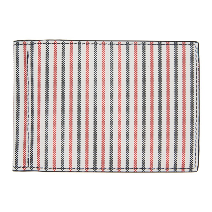 Photo: Thom Browne White Double Sided 3-D Seersucker Wallet