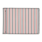 Thom Browne White Double Sided 3-D Seersucker Wallet