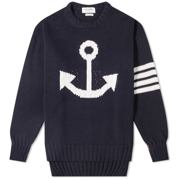 Photo: Thom Browne Anchor Intarsia Crew Knit