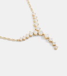 Melissa Kaye Aria 18kt gold necklace with diamonds