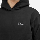 Dime Men's Classic Small Logo Hoodie in Black
