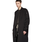 Rick Owens Drkshdw Black Flight Trench Coat