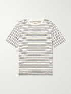 Folk - Striped Organic Cotton-Jersey T-Shirt - Neutrals