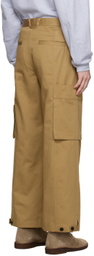 Solid Homme Tan Side Pocket Cargo Pants