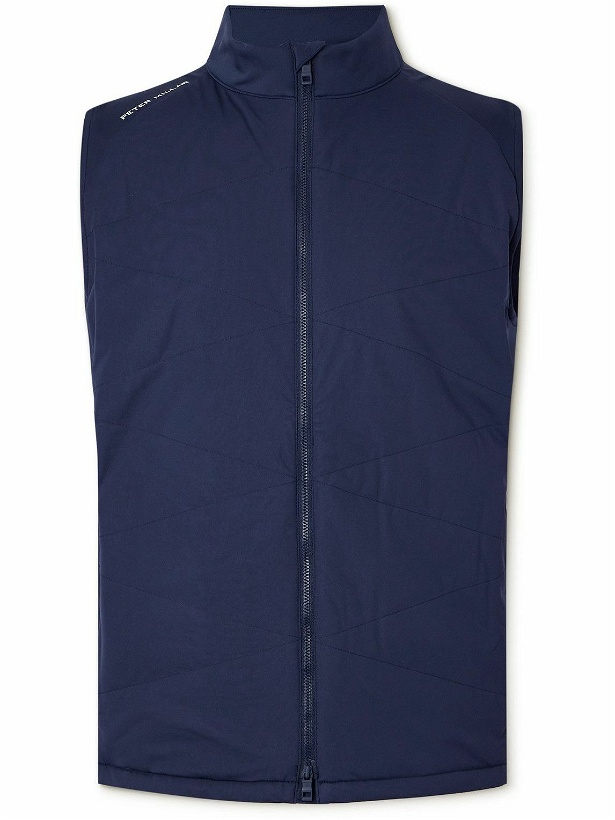 Photo: Peter Millar - Fuse Quilted Venture Golf Gilet - Blue