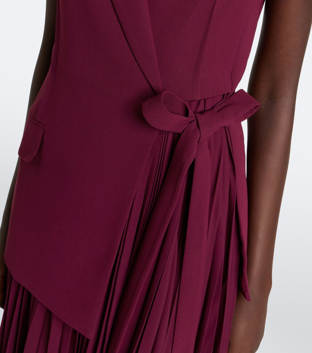 Simkhai Helena crêpe midi dress