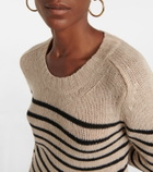 Khaite Tilda striped cashmere sweater