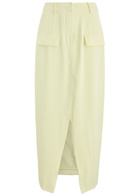 Odd Muse The Ultimate Muse Twill Midi Skirt Lime