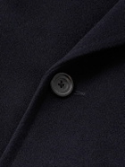 Thom Sweeney - Double-Breasted Wool and Cashmere-Blend Felt Overcoat - Blue