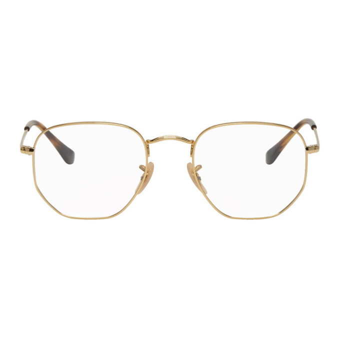 Photo: Ray-Ban Gold Hexagonal Icons Glasses