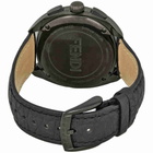 Fendi Momento Black with Yellow Bug Eyes Dial Chronograph Mens Watch F214611511