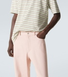 Auralee Silk denim wide-leg pants