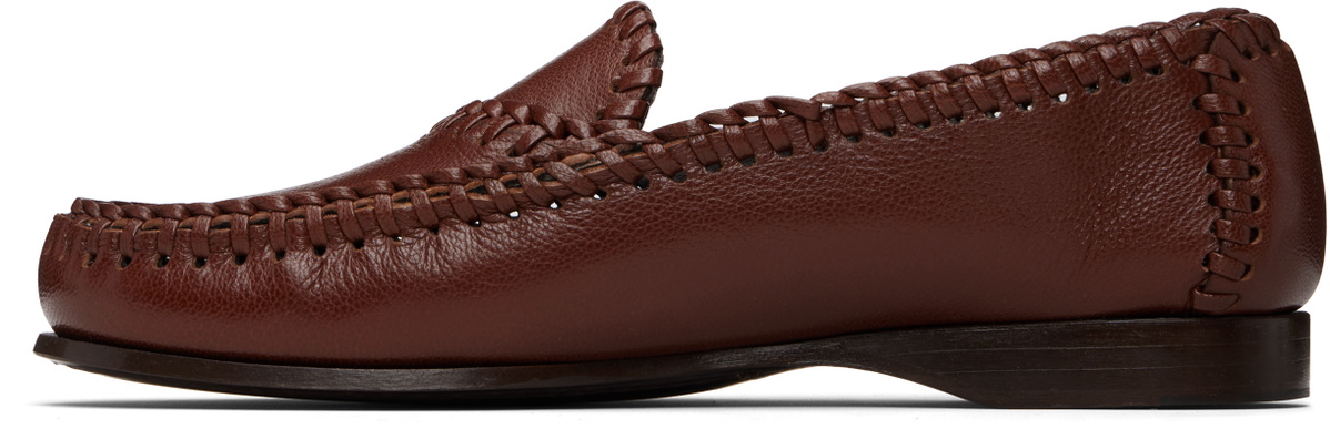 HEREU Brown Sastre Supple Shiny Loafers