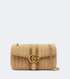 Gucci Jetset GG Marmont Medium suede shoulder bag