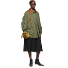 Loewe Khaki Patch Pocket Military Parka