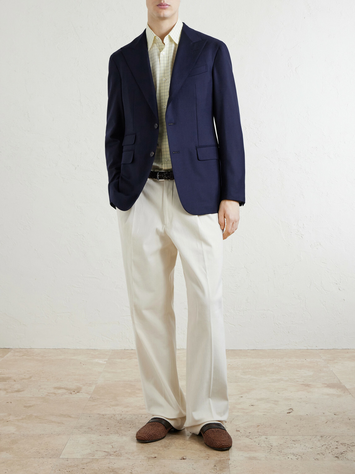 Dunhill - Cavendish 170s Wool Blazer - Blue