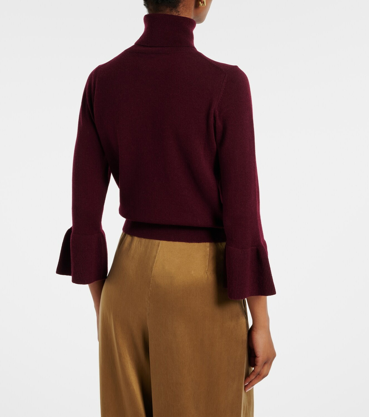 Jardin des Orangers Turtleneck wool and cashmere sweater