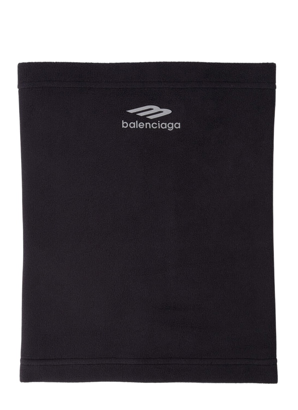 Photo: Balenciaga Logo Print Tubular Scarf