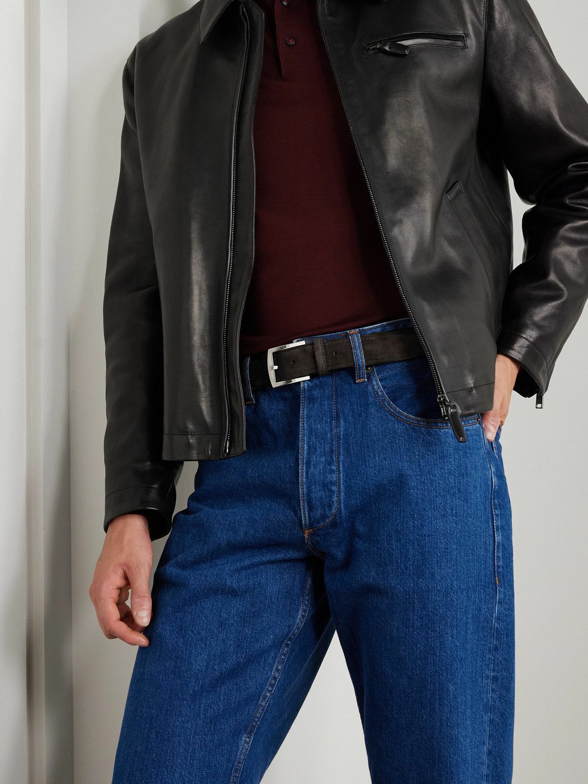 Kiton - Suede Belt